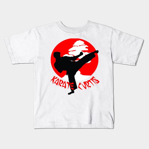 KARATE CURTIS Kids T-Shirt by BIG DAWG APPAREL